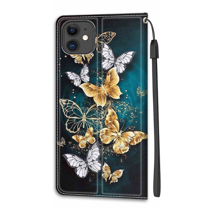 Flipové Pouzdro Na iPhone 11 Motýli
