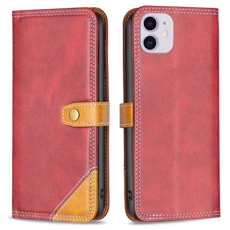 Flipové Pouzdro Na iPhone 11 Odkryté Švy Binfen Series-8