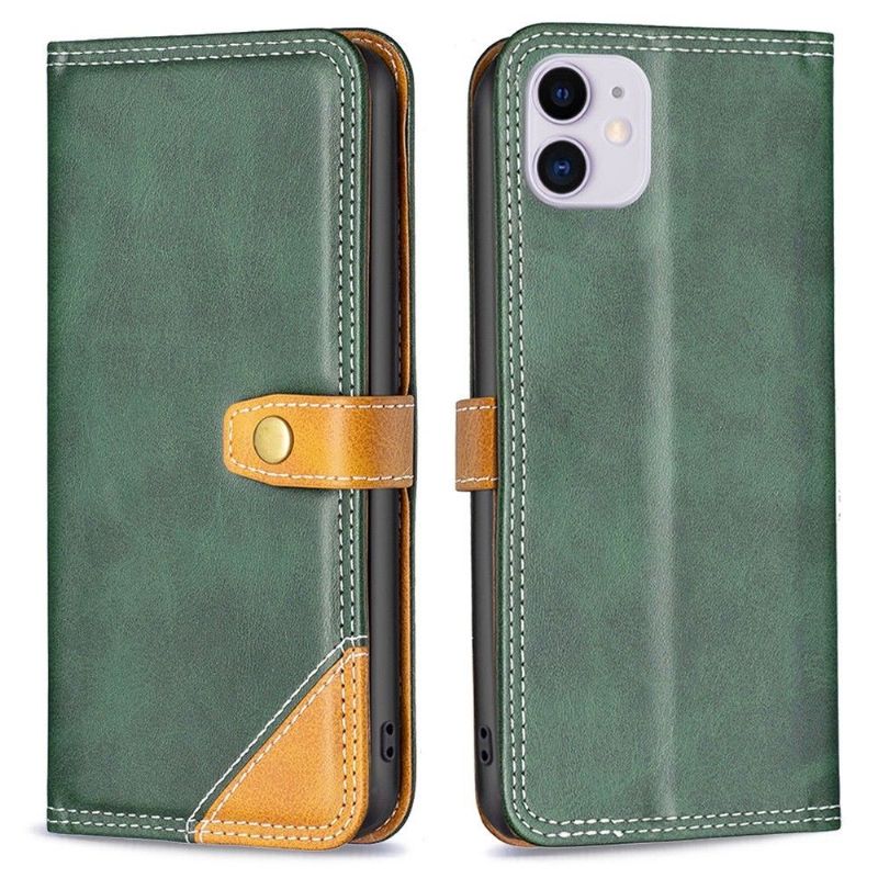 Flipové Pouzdro Na iPhone 11 Odkryté Švy Binfen Series-8