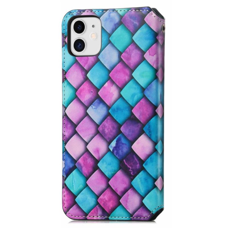 Flipové Pouzdro Na iPhone 11 Styl Barevného Měřítka