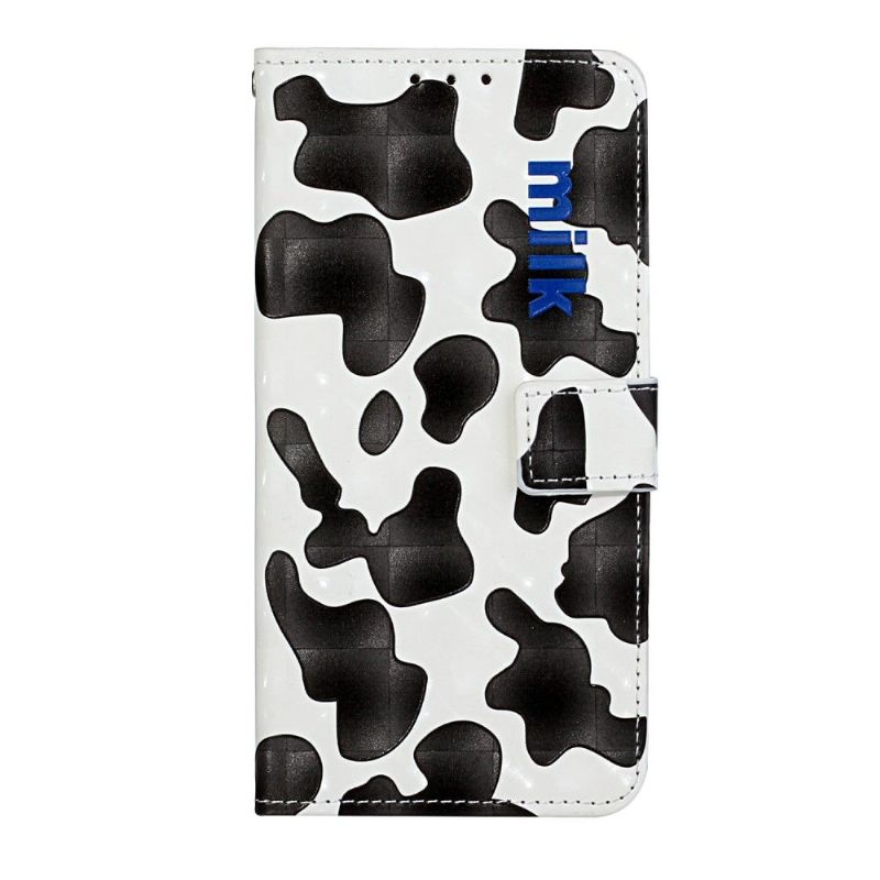 Flipové Pouzdro Na iPhone 11 Styl Krávy + Popruh Přes Rameno