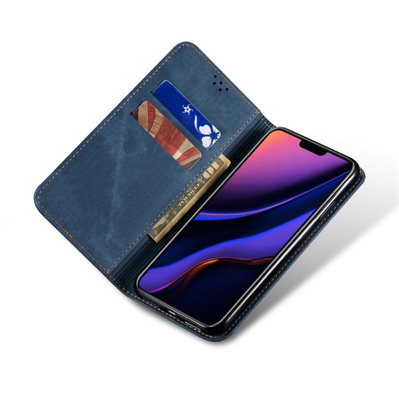 Flipové Pouzdro Na iPhone 11 Styl Modrých Džínů