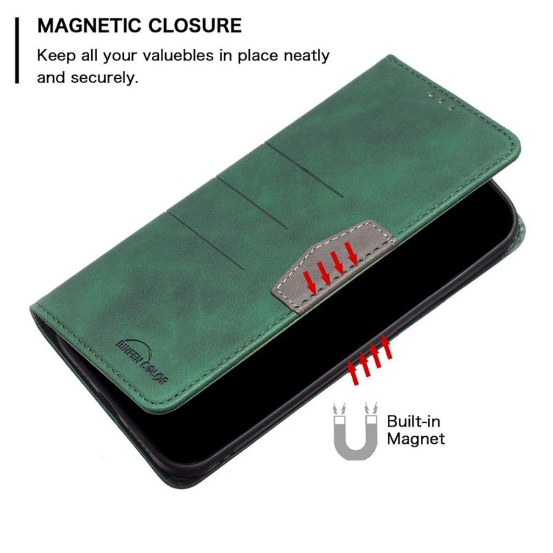 Kožené Pouzdro Na iPhone 11 Flipové Pouzdro Umělá Kůže Binfen Color Flip