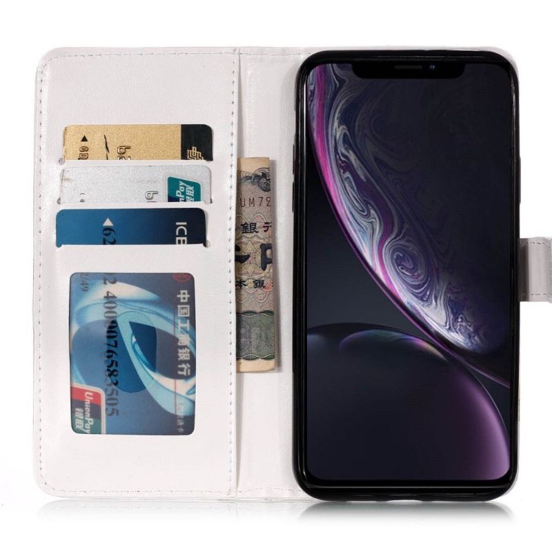Kožené Pouzdro Na iPhone 11 Leopardí Vzor