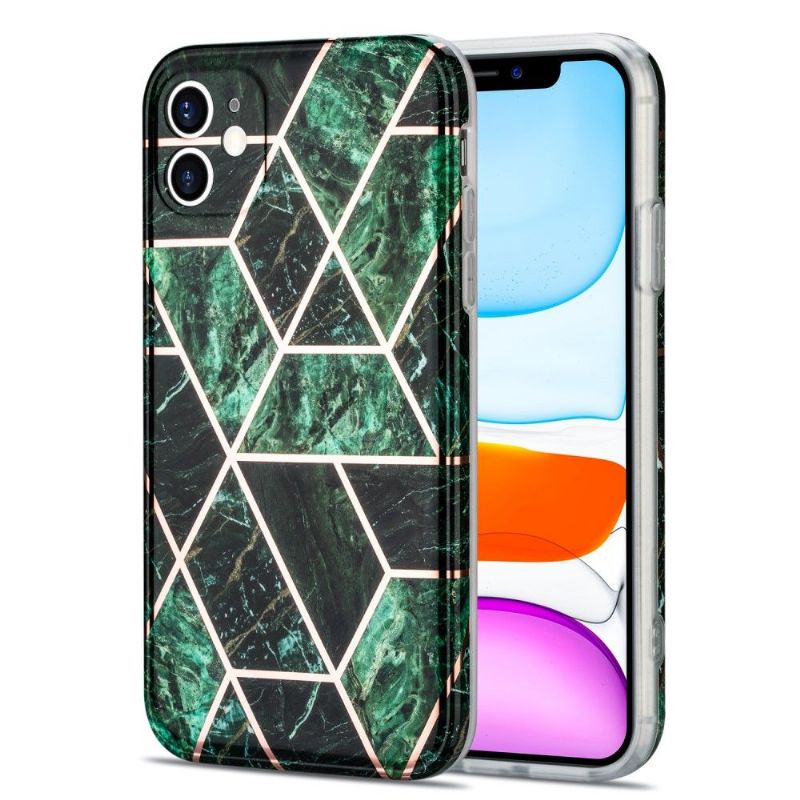 Kryt Na iPhone 11 Flexibilní Růžová Geometrie