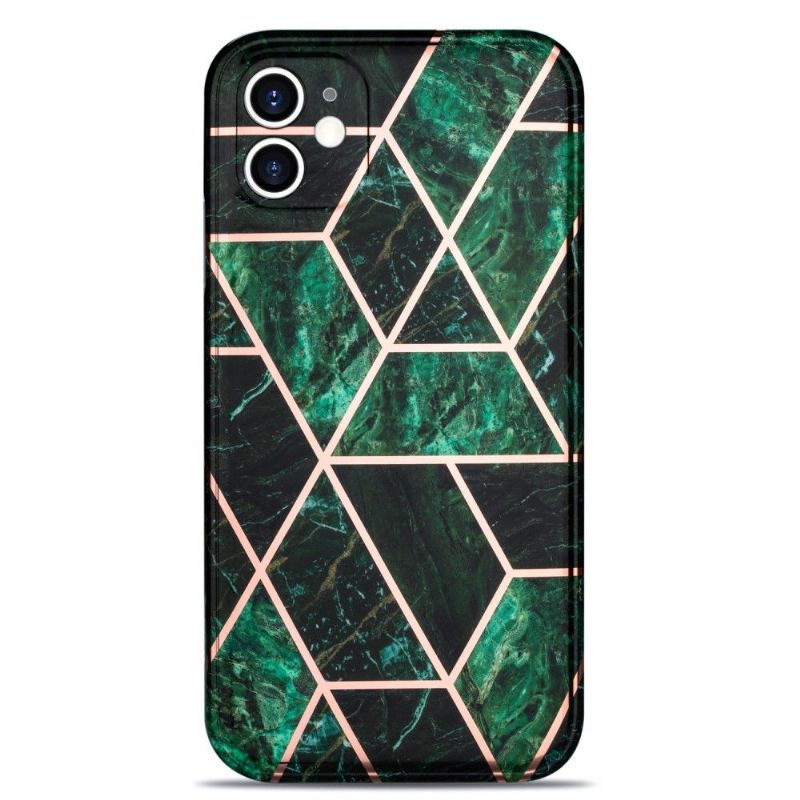Kryt Na iPhone 11 Flexibilní Růžová Geometrie