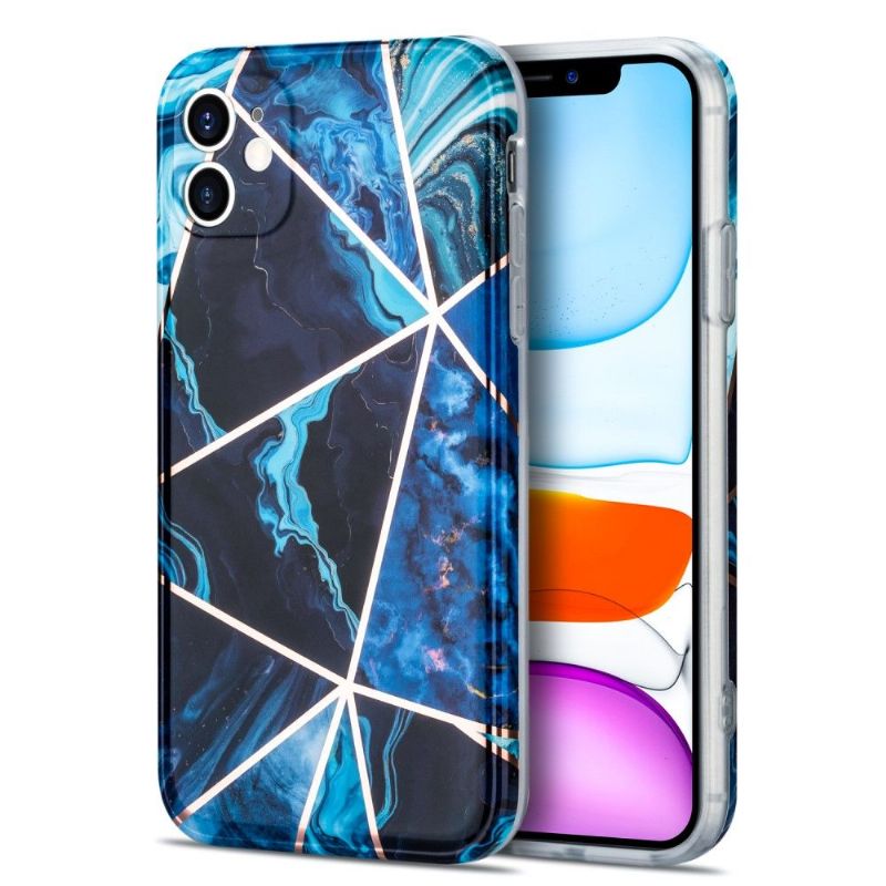 Kryt Na iPhone 11 Flexibilní Růžová Geometrie