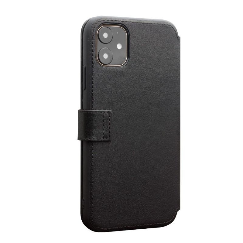 Kryt Na iPhone 11 Flipové Pouzdro Pravá Kůže