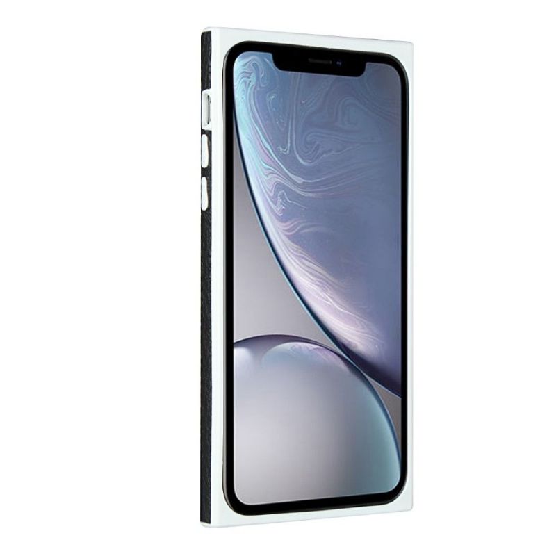 Kryt Na iPhone 11 Kožený Efekt S Páskem