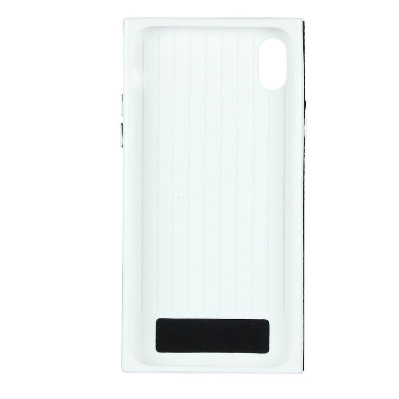 Kryt Na iPhone 11 Kožený Efekt S Páskem