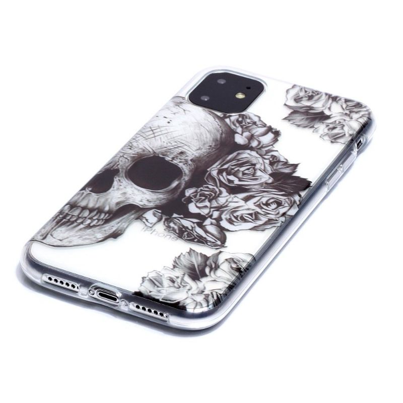 Kryt Na iPhone 11 Květ Lebky