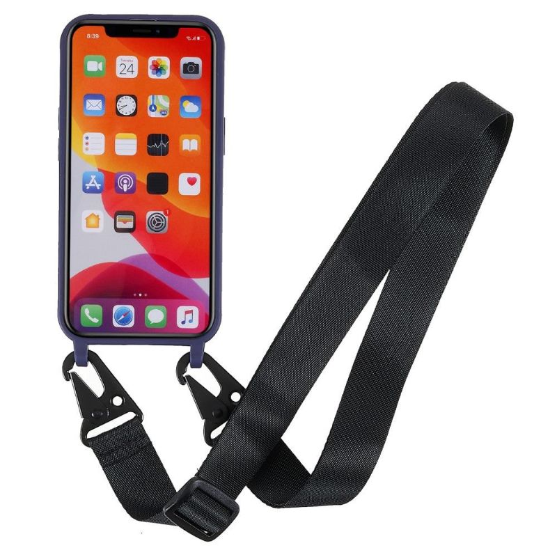 Kryt Na iPhone 11 Ochranný Ochrana Pomocí Šňůrky