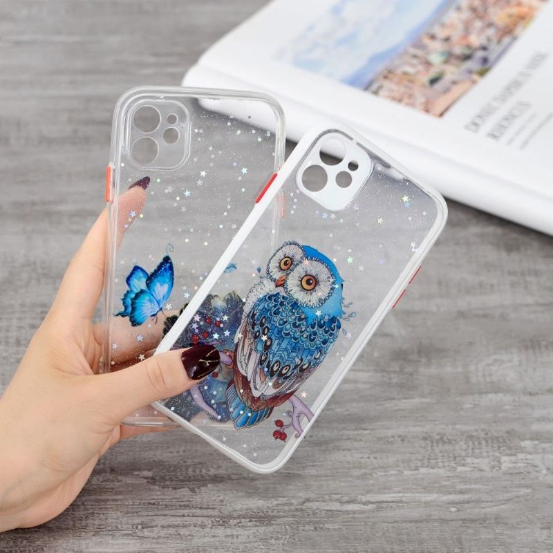 Kryt Na iPhone 11 Průhledná Sova Posazená