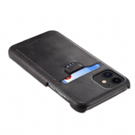 Kryt Na iPhone 11 Slupky S Prémiovým Koženým Efektem