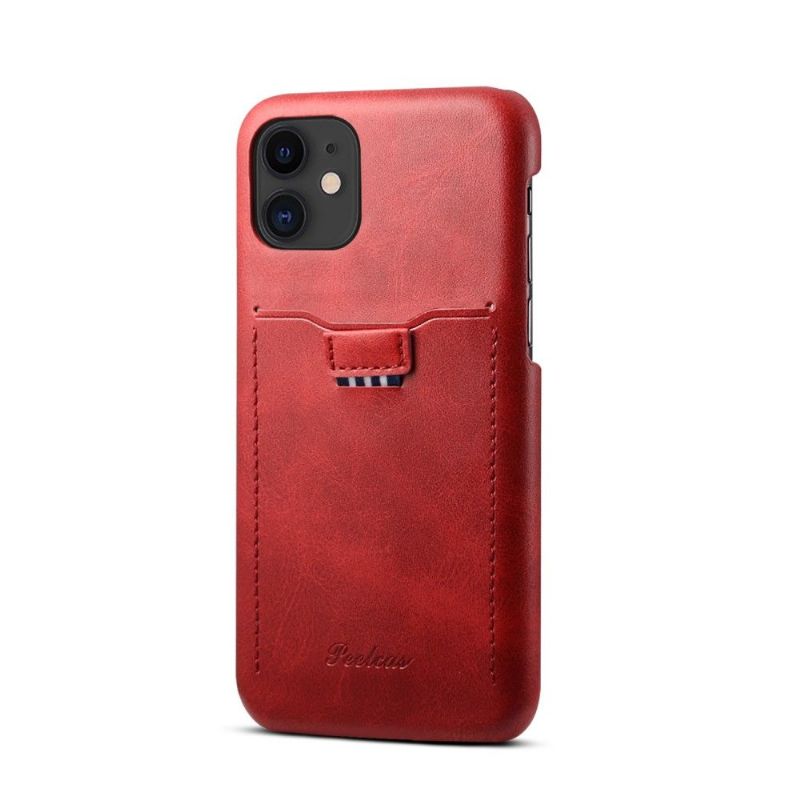 Kryt Na iPhone 11 Slupky S Prémiovým Koženým Efektem