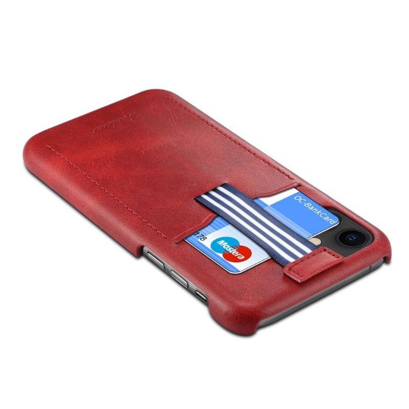 Kryt Na iPhone 11 Slupky S Prémiovým Koženým Efektem