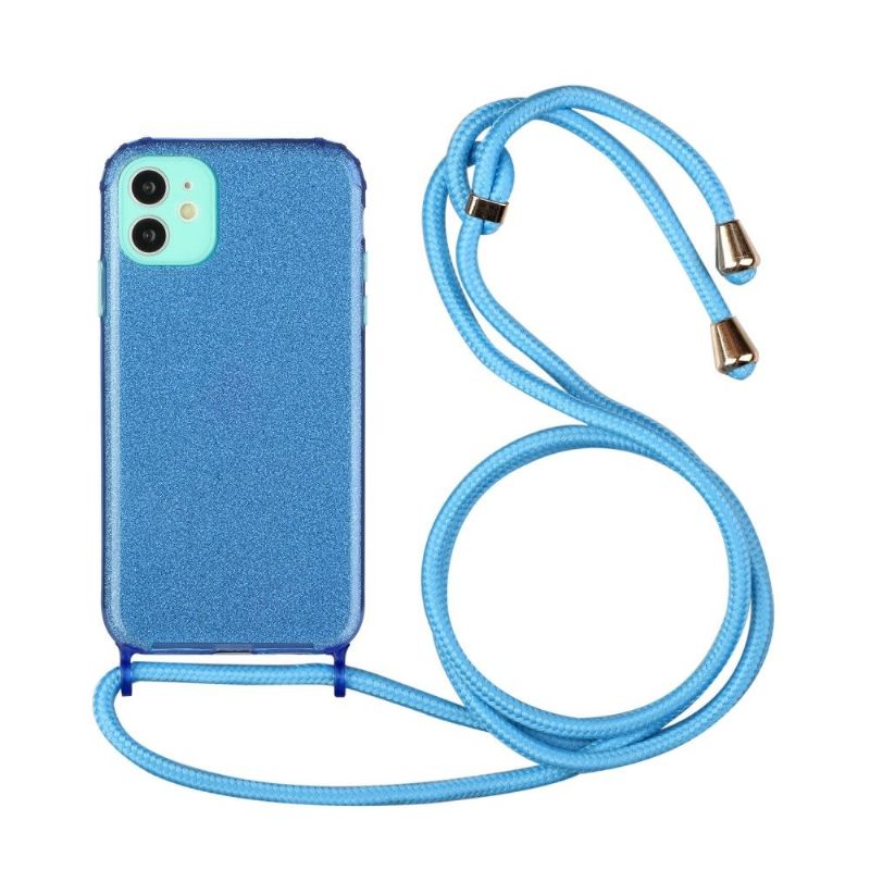 Kryt Na iPhone 11 Šňůra Na Řemínky Glamour Flitry
