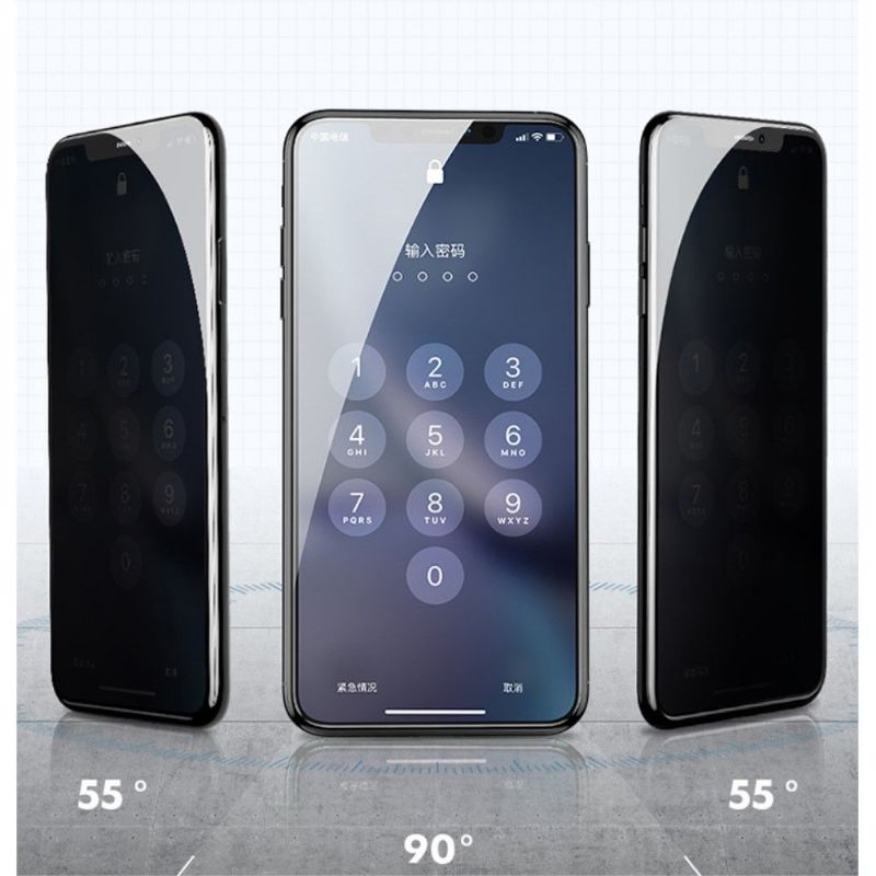 Kryty Na Mobil Na iPhone 11 Ochranný Obrazovka Z Tvrzeného Skla A Soukromý Filtr