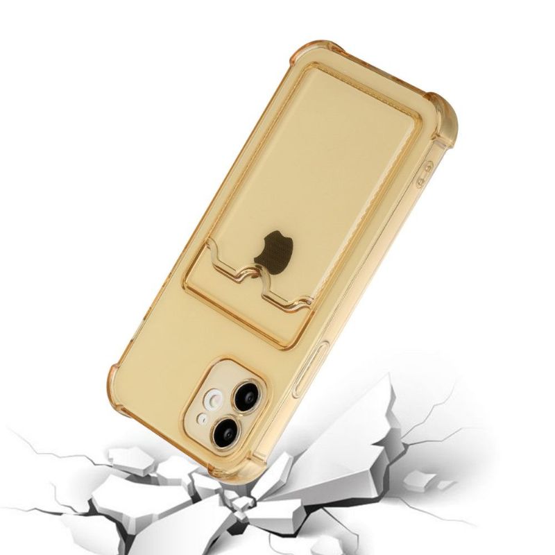 Kryty Na Mobil Na iPhone 11 Vymažte Držitel Karty