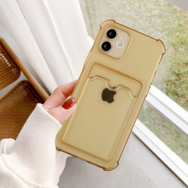 Kryty Na Mobil Na iPhone 11 Vymažte Držitel Karty