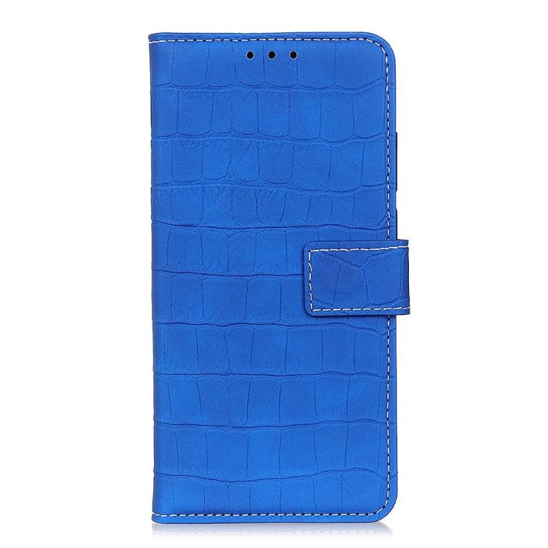Flipové Pouzdro Na Honor 20 Efekt Croc Z Umělé Kůže
