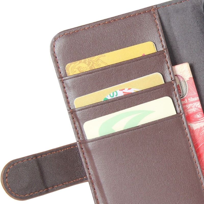 Flipové Pouzdro Na Honor 20 Kůže Premium - Hnědá