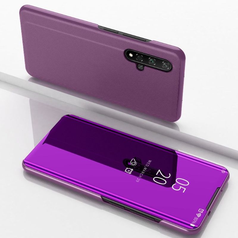 Kryty Na Mobil Na Honor 20 Flipové Pouzdro Zrcadlový Efekt