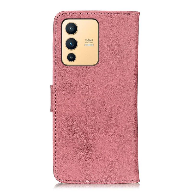 Flipové Pouzdro Na Vivo V23 5G Khazneh Imitace Kůže