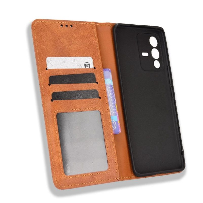 Pouzdra Na Vivo V23 5G Kůže Ve Stylu Cirénius