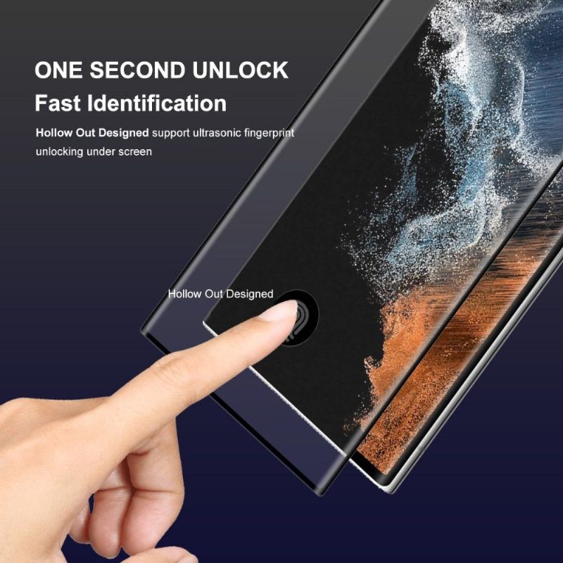 Chrániče Obrazovky Z Tvrzeného Skla Samsung Galaxy S22 Ultra 5G V Plné Velikosti (2 Kusy)