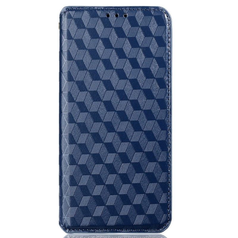 Flipové Pouzdro Na Samsung Galaxy S22 Ultra 5G Kožené Pouzdro Návrh Geometrie