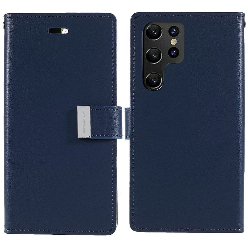 Flipové Pouzdro Na Samsung Galaxy S22 Ultra 5G Premium Rich Rich
