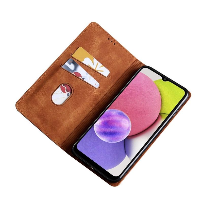 Kožené Pouzdro Na Samsung Galaxy S22 Ultra 5G Leah Premium