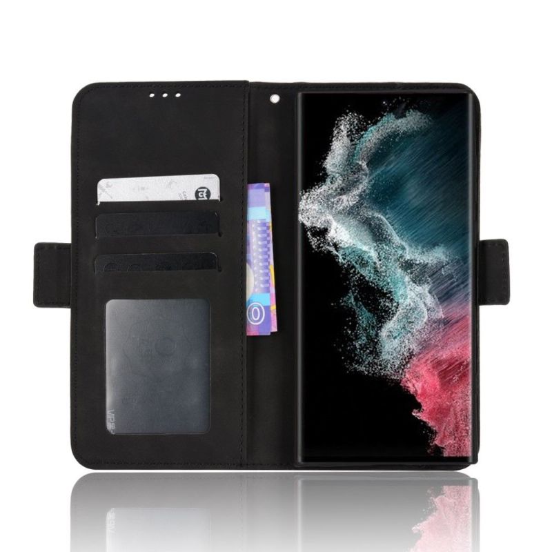 Kožené Pouzdro Na Samsung Galaxy S22 Ultra 5G Premium S Držitelem Karty