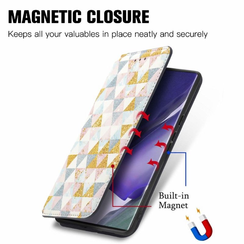 Kožené Pouzdro Na Samsung Galaxy S22 Ultra 5G Severský Styl
