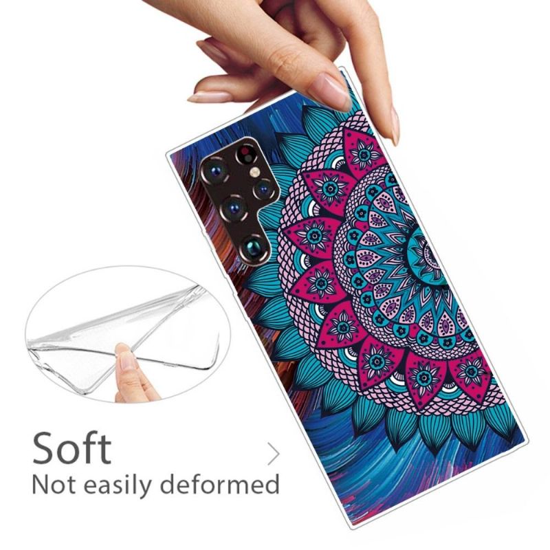 Kryt Na Samsung Galaxy S22 Ultra 5G Barevná Mandala