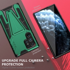 Kryt Na Samsung Galaxy S22 Ultra 5G Brnění S Podporou V
