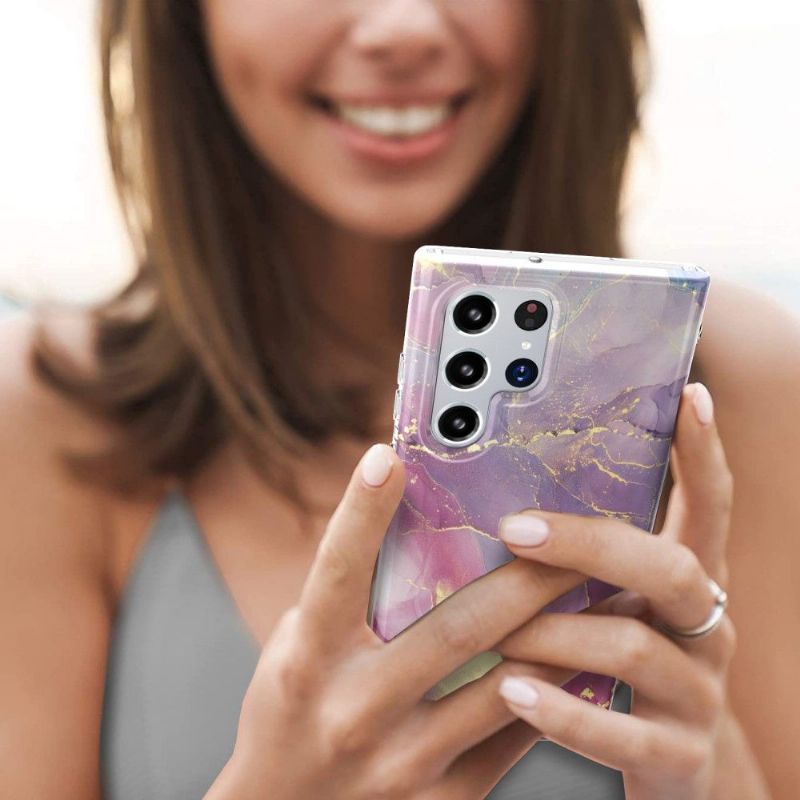 Kryt Na Samsung Galaxy S22 Ultra 5G Lena Marble