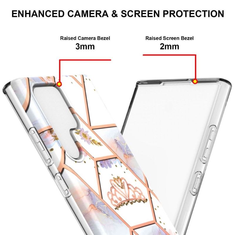 Kryt Na Samsung Galaxy S22 Ultra 5G Mramor A Koruna