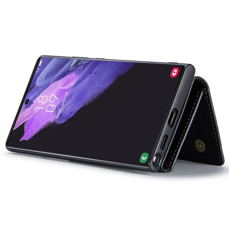 Kryt Na Samsung Galaxy S22 Ultra 5G Odnímatelný Držák Karet Řady M1