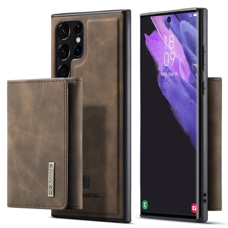 Kryt Na Samsung Galaxy S22 Ultra 5G Odnímatelný Držák Karet Řady M1