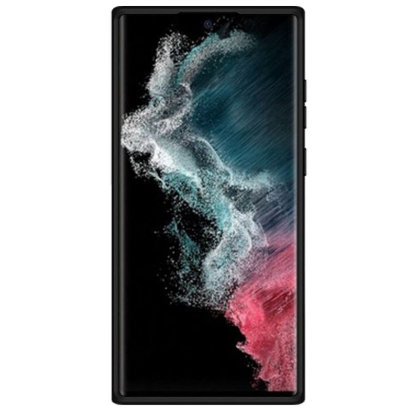 Kryt Na Samsung Galaxy S22 Ultra 5G Tekutý Silikonový Kryt Zadní Čočky