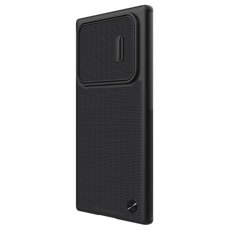 Kryt Na Samsung Galaxy S22 Ultra 5G Texturované Pouzdro S Krytkou Objektivu