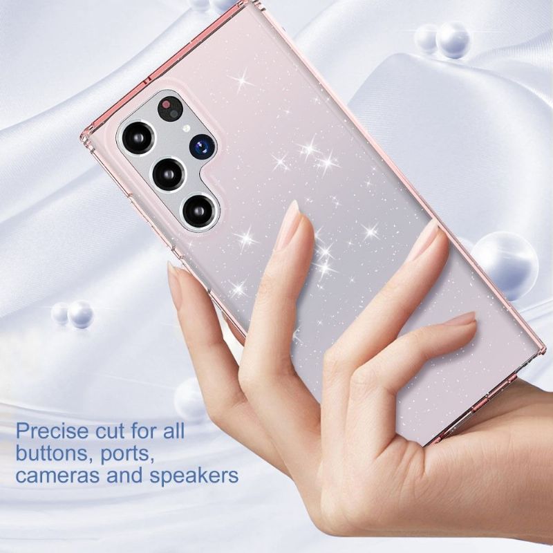Kryt Na Samsung Galaxy S22 Ultra 5G Třpytivé Flitry
