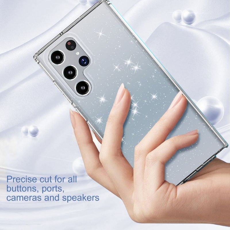 Kryt Na Samsung Galaxy S22 Ultra 5G Třpytivé Flitry
