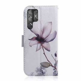 Pouzdra Na Samsung Galaxy S22 Ultra 5G Divoká Květina