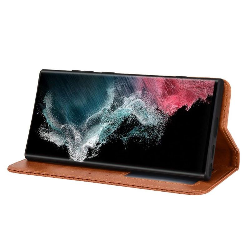 Pouzdra Na Samsung Galaxy S22 Ultra 5G Kůže Ve Stylu Cirénius