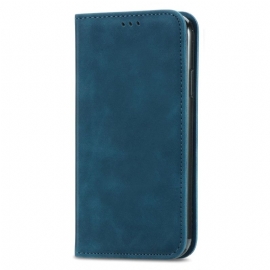 Kožené Pouzdro Folio Sony Xperia 1 Vi Semišový Efekt