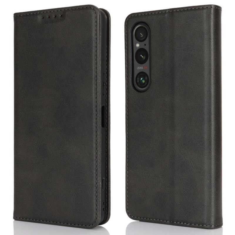 Kožené Pouzdro Sony Xperia 1 Vi Štípaná Kůže