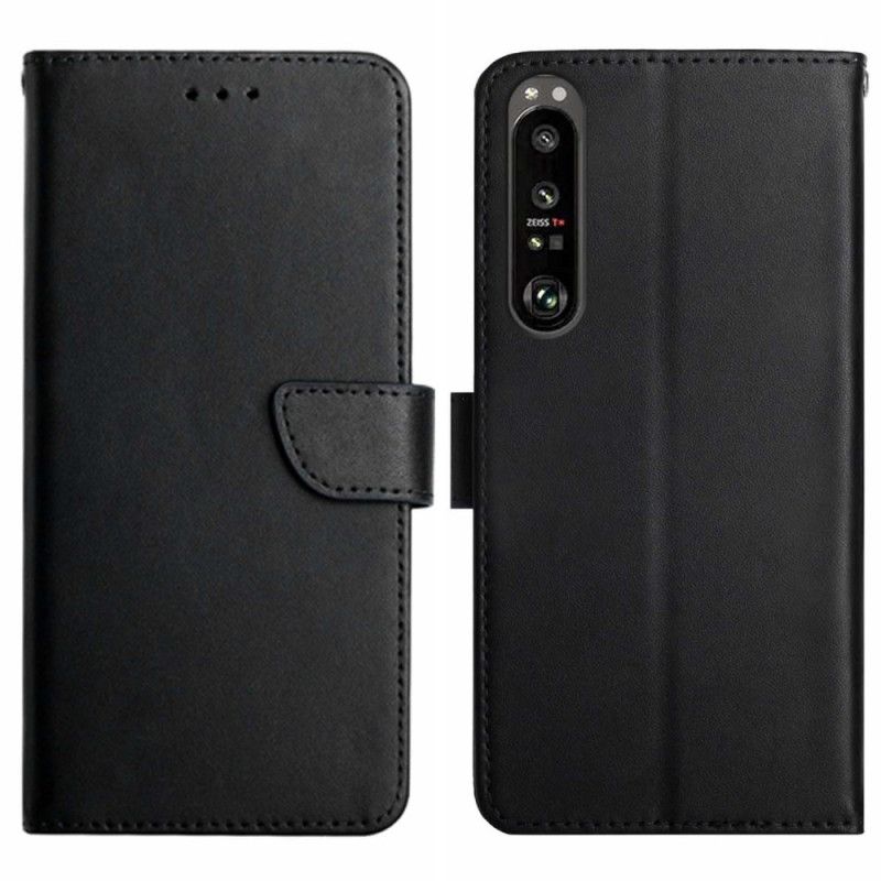 Kožený Kryt Na Sony Xperia 1 Vi Kůže Nappa